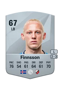 Kolbeinn Birgir Finnsson Common 67 Overall Rating