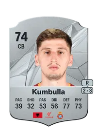 Marash Kumbulla Rare 74 Overall Rating