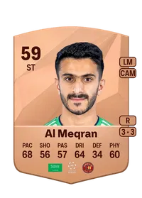 Abdullah Al Meqran Common 59 Overall Rating