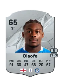 Isaac Olaofe Rare 65 Overall Rating