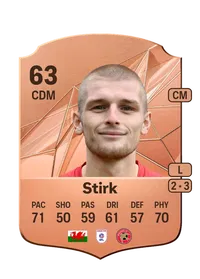 Ryan Stirk Rare 63 Overall Rating