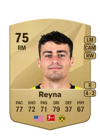 Giovanni Reyna Common 75 Overall Rating