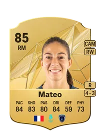 Clara Mateo Rare 85 Overall Rating