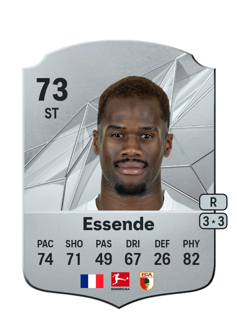 Samuel Essende Rare 73 Overall Rating