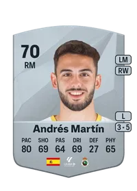 Andrés Martín Common 70 Overall Rating