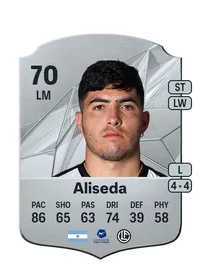 Ignacio Aliseda Rare 70 Overall Rating