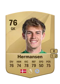 Mads Hermansen Common 76 Overall Rating