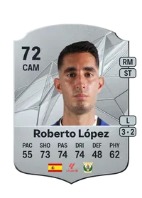 Roberto López Rare 72 Overall Rating