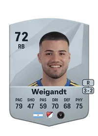 Marcelo Weigandt Common 72 Overall Rating