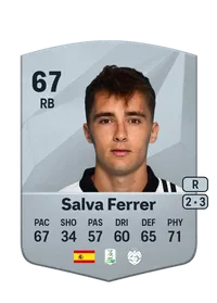 Salva Ferrer Common 67 Overall Rating