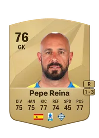 Pepe Reina Common 76 Overall Rating