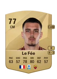 Enzo Le Fée Common 77 Overall Rating