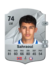 Osame Sahraoui Rare 74 Overall Rating