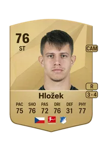 Adam Hložek Common 76 Overall Rating