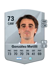 Francisco González Metilli Common 73 Overall Rating