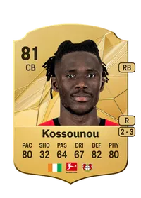 Odilon Kossounou Rare 81 Overall Rating