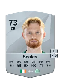 Liam Scales Common 73 Overall Rating