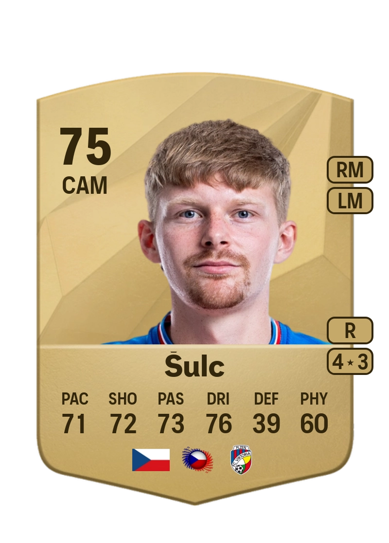 Pavel Šulc Common 75 Overall Rating