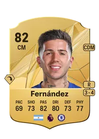 Enzo Fernández Rare 82 Overall Rating