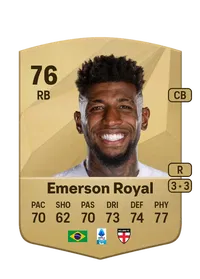 Emerson Royal Common 76 Overall Rating