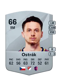 Tomáš Ostrák Common 66 Overall Rating