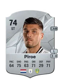 Joël Piroe Rare 74 Overall Rating