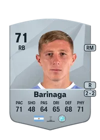 Juan Barinaga Common 71 Overall Rating