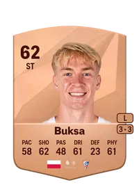 Aleksander Buksa Common 62 Overall Rating