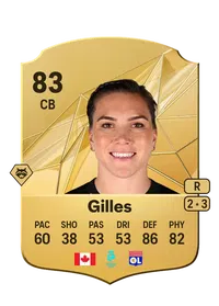 Vanessa Gilles Rare 83 Overall Rating