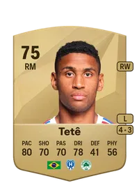 Tetê Common 75 Overall Rating