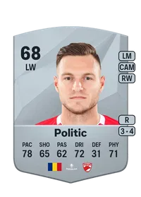 Dennis Politic Common 68 Overall Rating