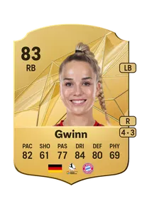 Giulia Gwinn Rare 83 Overall Rating