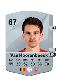 Alec Van Hoorenbeeck Common 67 Overall Rating