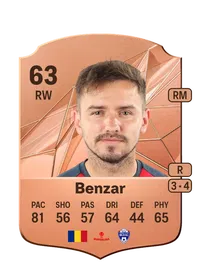 Daniel Benzar Rare 63 Overall Rating