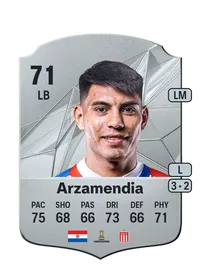 Santiago Arzamendia Rare 71 Overall Rating