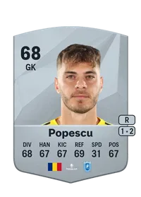 Laurențiu Popescu Common 68 Overall Rating