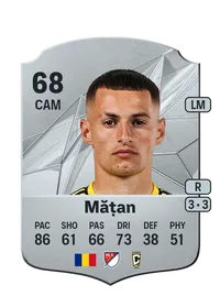 Alexandru Mățan Rare 68 Overall Rating