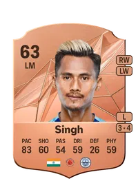 Bipin Singh Rare 63 Overall Rating