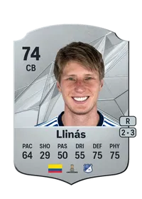 Andrés Llinás Rare 74 Overall Rating