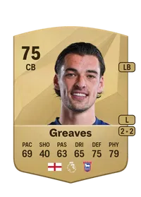 Jacob Greaves Common 75 Overall Rating