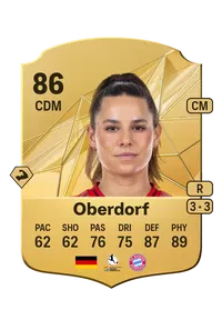 Lena Oberdorf Rare 86 Overall Rating