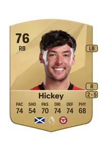 Aaron Hickey Common 76 Overall Rating