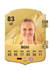 Klara Bühl Rare 83 Overall Rating