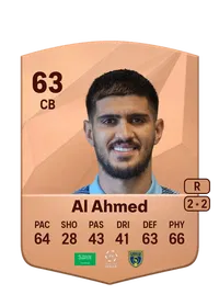 Waleed Al Ahmed Common 63 Overall Rating