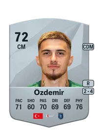 Berat Özdemir Common 72 Overall Rating