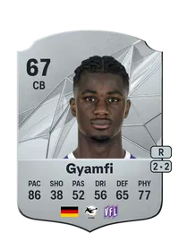 Maxwell Gyamfi Rare 67 Overall Rating