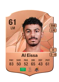 Hussain Al Eissa Rare 61 Overall Rating