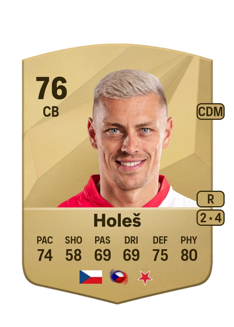 Tomáš Holeš Common 76 Overall Rating