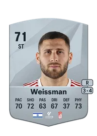 Shon Weissman Common 71 Overall Rating