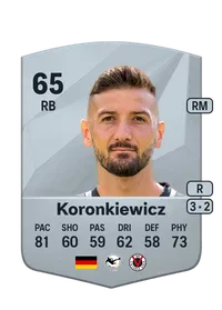 Patrick Koronkiewicz Common 65 Overall Rating